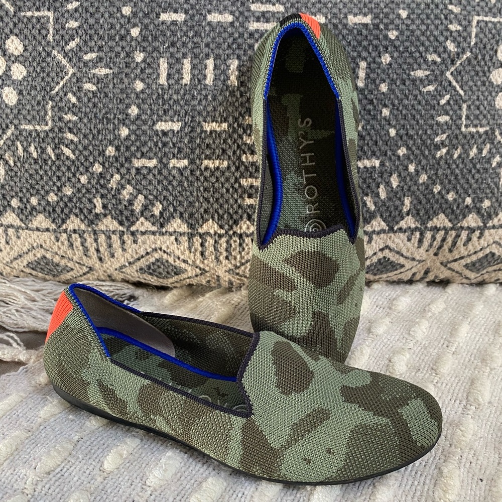 {Rothy’s} The Flat in Olive Camo - Picture 3 of 9